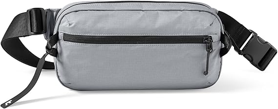 tomtoc T33 1,5L Sling Çanta RFID Korumalı, Erkek Kadın için Crossbody Göğüs Omuz Çantası, Suya Dayanıklı Hafif Günlük Bel Çantası, Seyahat Günlük Kullanım için
