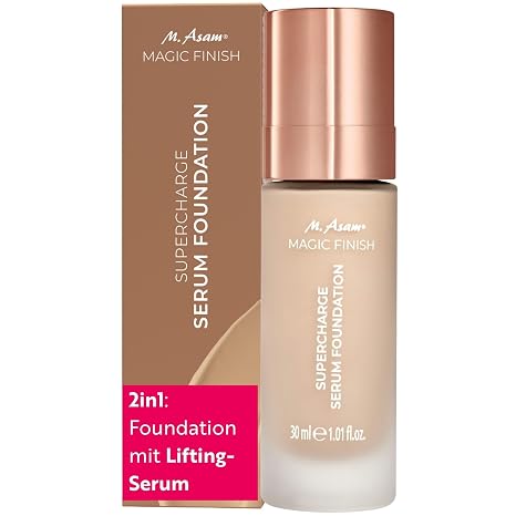 M. Asam Magic Finish Supercharge Serum Foundation Warm Sand (30 ml)