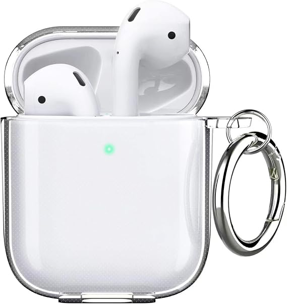 Aircawin for Airpods Case Clear,Protective Cover for Airpod 1&2 Case