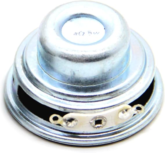 40mm Speaker Unit Compact 1.5 inch 4 ohm 5W Speaker Replacement Versatile Metal Speaker Component for Portable Devices