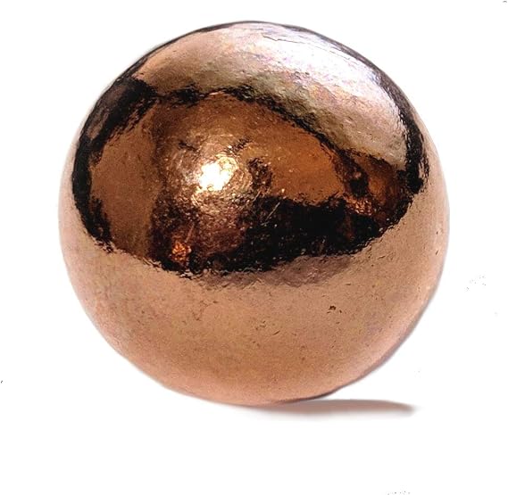 Unique Metals Pure Copper Sphere 1-1/8" - for Healing, Decorative Use or Grounding and Alchemical Magic