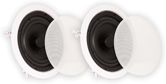 Theater Solutions TS65C in Ceiling 6.5" Speakers Surround Sound Home Theater Pair
