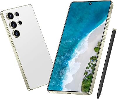 I25 Ultra 5G Unlocked Smartphone,12GB512GB 7000mAh Fully Cell Phone for Android 14, 6.99 HD Screen Unlocked Cell Phone, 68MP108MP Dual CameraDual SIMFingerprint LockFace White