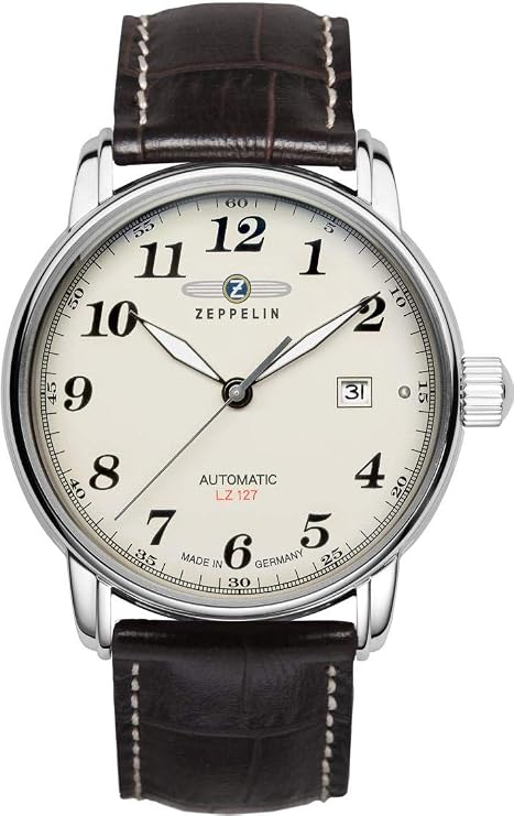 Zeppelin Men's Analogue Automatic Watch with Leather Strap 76565