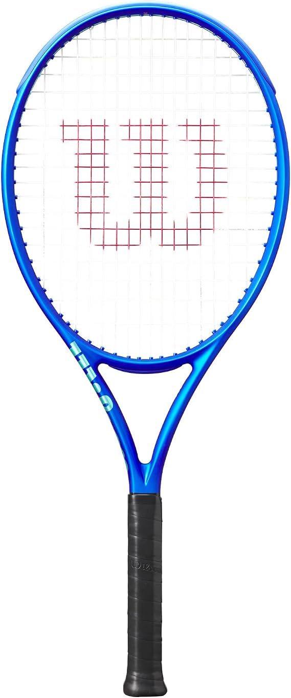 Wilson Ultra 111 V5 Adult Performance Tennis Rackets - Strung with Sensation 16 Natural at Mid Range Tension