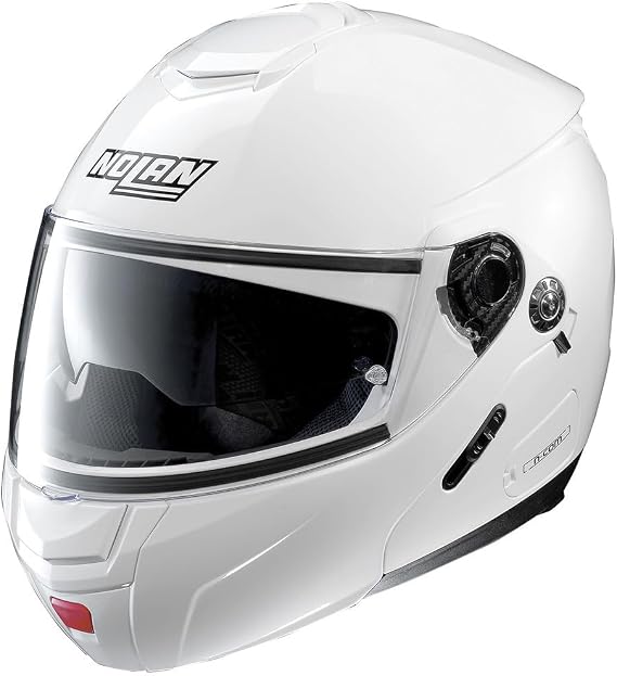 Nolan N90-2 Highline N-Com 142 Metal White Çene Açılır Motosiklet Kaskı L