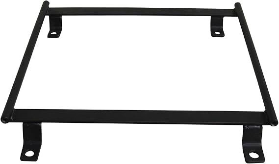 Procar 81828 Scat Seat Adapter Bracket, Driver/Passenger Side, Steel, Black Powder Coat, Compatible with Ford Mustang 1978-98, Each