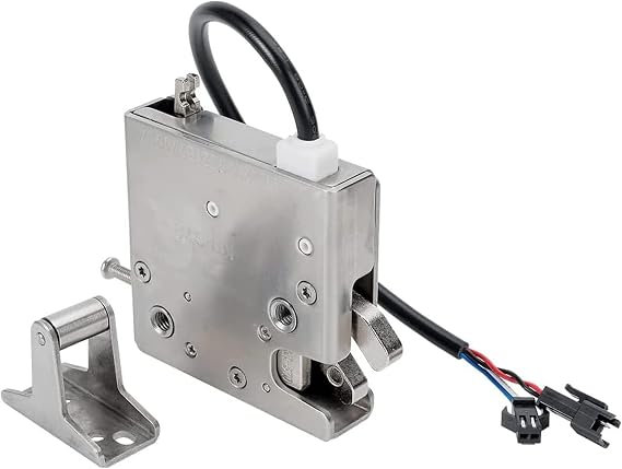 Electric Rotary Latch, Motor-Driven Reinforced High Strength Latch, Pull Force 440lbs/200kg