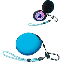 Storage Case for Tamagotchi Paradise Game Console, with Lanyard + Track Clip,Waterproof,Shockproof,Anti-Scratch, Easy to Use and Carry,Case Only (Blue)