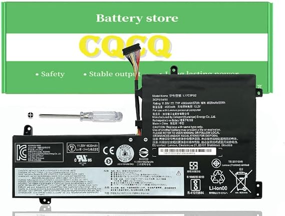 CQCQ L17C3PG2 L17M3PG1 L17L3PG1 L17S3PG1 L17C3PG1 L17M3PG2 Battery for Lenovo Legion Y530 15 Y530-15ICH Y7000 2019 1050 Y7000-2019-PG0 Y540-15IRH-PG0 Y540-17IRH-PG0 Y7000P (11.34V 52.5Wh/4630mAh)