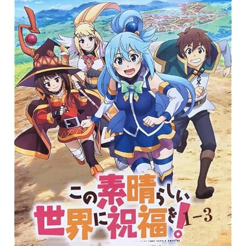 Blessing this Wonderful World Season 1-3  Explosion Flames Complete Edition Compact Box, Compatible with Blu-ray Players