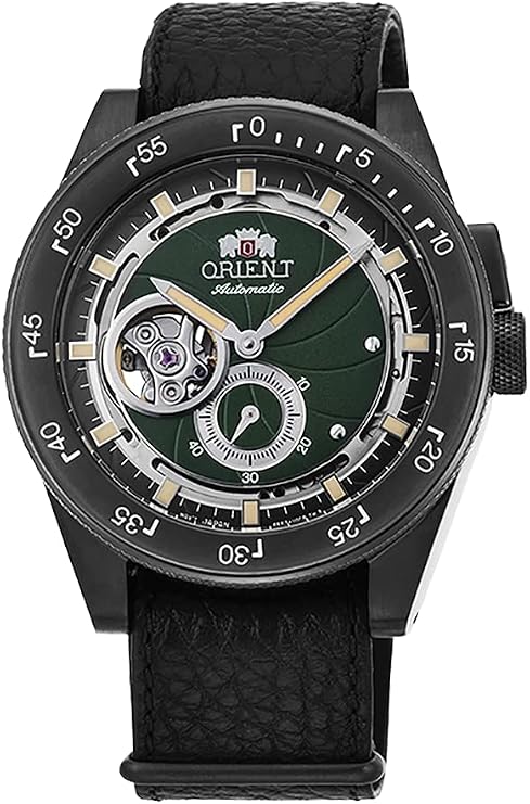 Orient Men's Japanese Automatic/Hand Winding Stainless Steel Sports Watch Retro Future Camera Model: (RA-AR0202E10B), Green, Automatic Watch