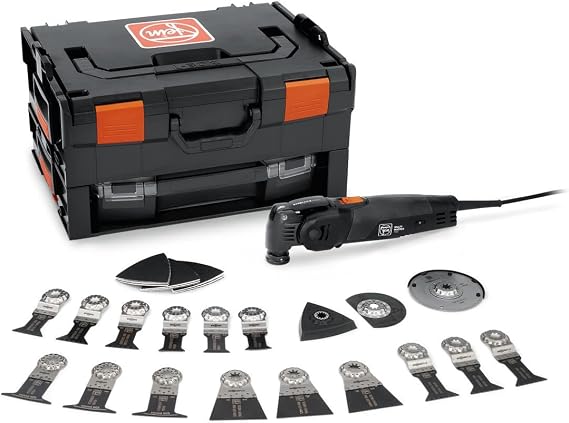 FEIN Multimaster MM 700 Max Black Edition, Our Best MultiTool with Over 30 Accessories for Sawing, Grinding, Cutting, 450 W, Anti-Vibration System, StarlockMax, QuickIN Tool Change