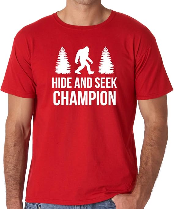 CBTwear Hide and Seek Champion - Novelty Adult Sarcastic Humor - Men's T-Shirt