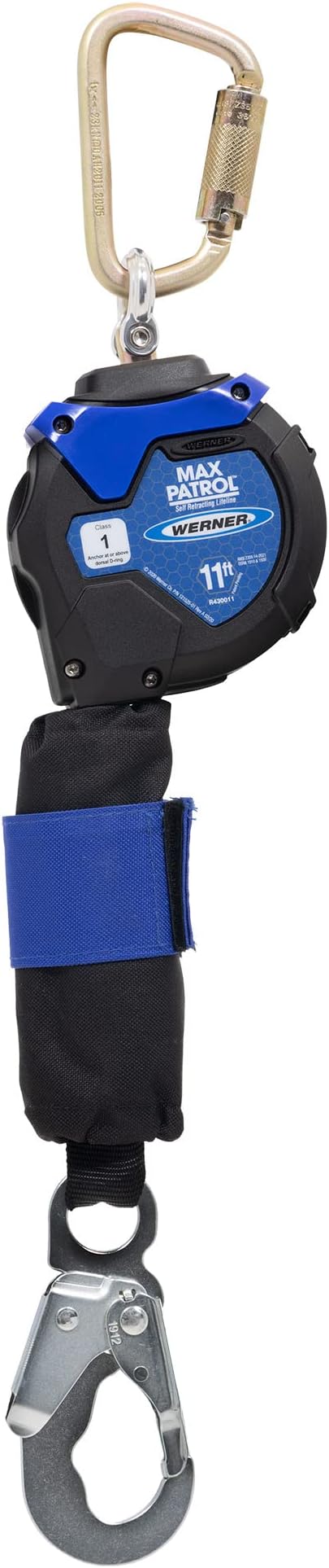Werner R530011 11-Foot Baseline Web Self-Retracting Lifeline, 1per Pack