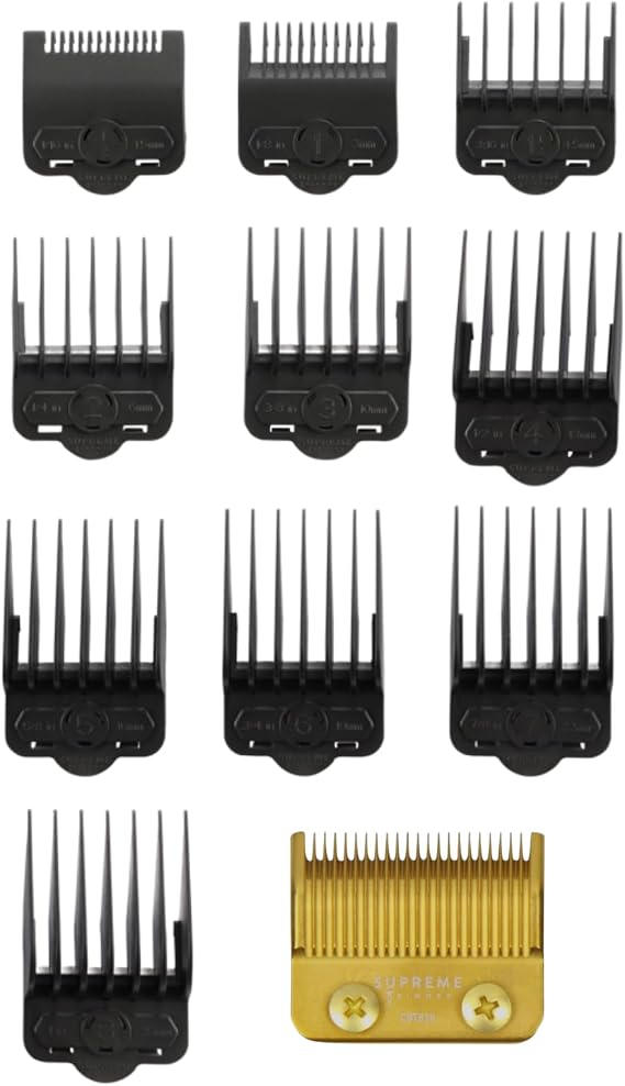 Supreme Trimmer Guide Combs & Taper Blade Bundle