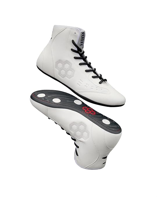 RUDIS International Adult Wrestling Shoes - White