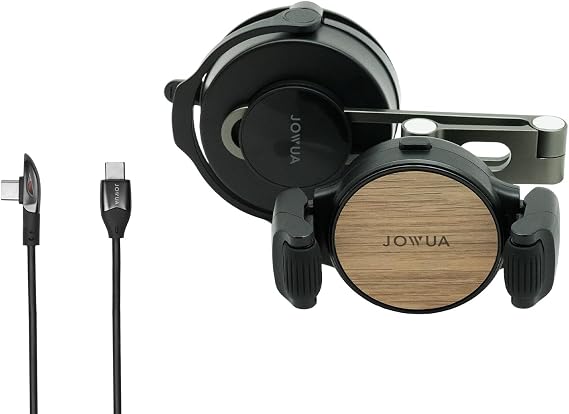 Jowua 6D Tesla Compatible Invisible Foldaway Car Mount (Qi2 Universal Roller Mount) Compatible for Tesla Tesla Model 3/ Y, Model S/X Plaid