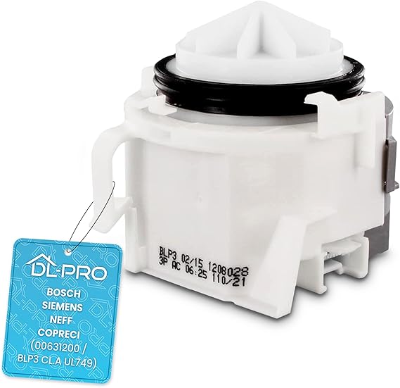 DL-pro Drain Pump for Bosch Siemens Neff Dishwasher 00631200 BLP3 CL.A