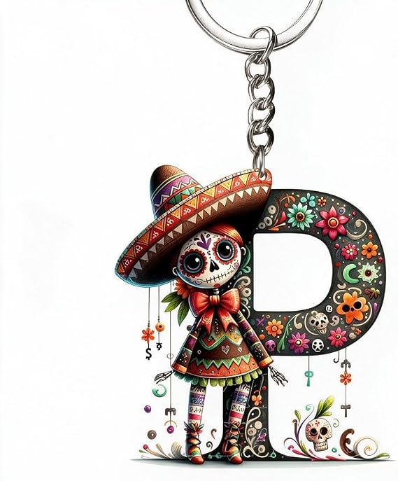 Alphabet Initial Letter Keychains