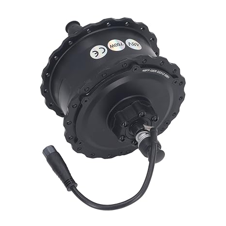 48V 750W Brushless Toothed Hub Motor, Aluminum Alloy Rear Drive Hub Motor IP65