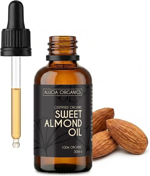Sweet Almond Oil 50ml Organic Cold Pressed