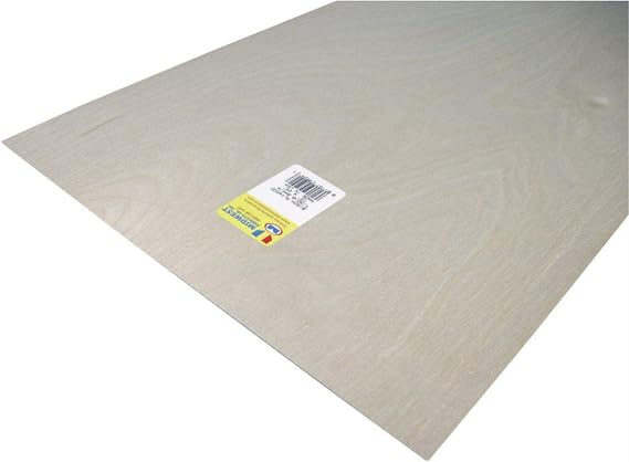 Midwest Products 5241 Birch Plywood, 1/32 x 12 x 24-Inch