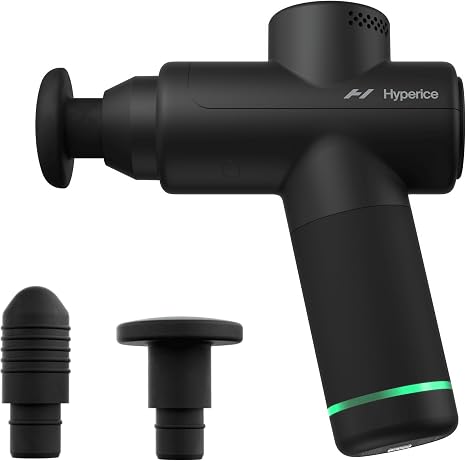 Hypervolt Go 2 – mit Quiet-Glide-Technologie – Hand-Percussion-Massagepistole (Hypervolt Go 2 Schwarz)