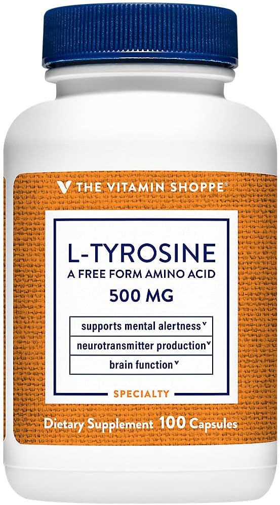The Vitamin Shoppe L-Tyrosine 500 (100 Capsules) (100 Capsules)