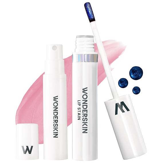Wonderskin Lip Stain Set Long Lasting, Waterproof, Lip Tint Peel Off