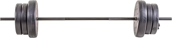 US Weight Barbell Set for home gym workout - Made in USA, Essential Home Gym Equipment for Strength Training