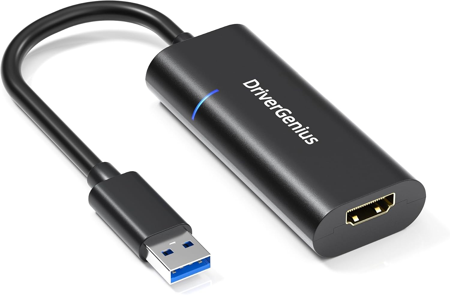 DriverGenius ViewX USB 3.0 to HDMI Adapter, 1080p VideoAudio Converter, USB-Powered External Graphics Card for Office Work & Data Analysis, Compatible with Windows 11 & macOS 15 HD00007
