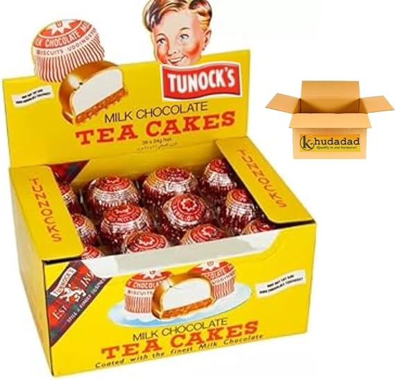 Tunuck Variety Bundle with Chocolate Caramel Wafer Biscuits for Snacking, Sharing, Parties and Gifting (Milk Chocolate Tea Cakes 36 x 24g)