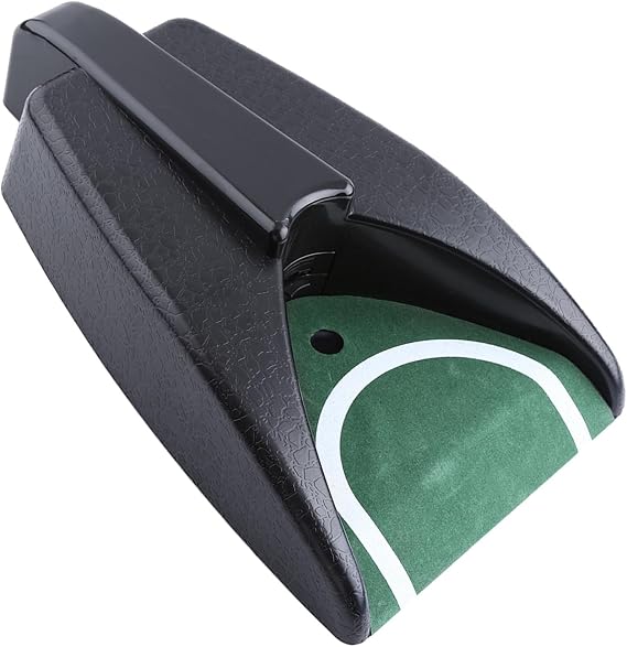 Putter Return Machine, Practical Automatic Putt Return Ball Kick Back Device Indoor Practice Putting Green with Ball Return for Golf Practice