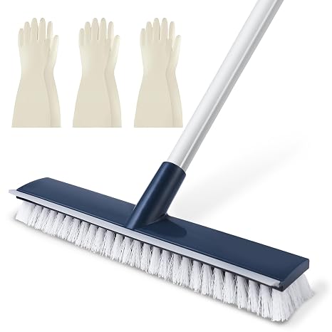 BOOMJOY Floor Scrub Brush & Kitchen Gloves
