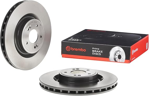 Brembo 09.D027.11 UV Coated Pillar Vented Brake Rotor GENESIS/KIA OE# 51712J5550