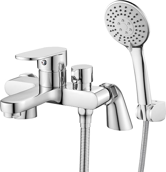 Bath Taps with Shower Attachment, Bath Mixer Taps with Shower Head Modern