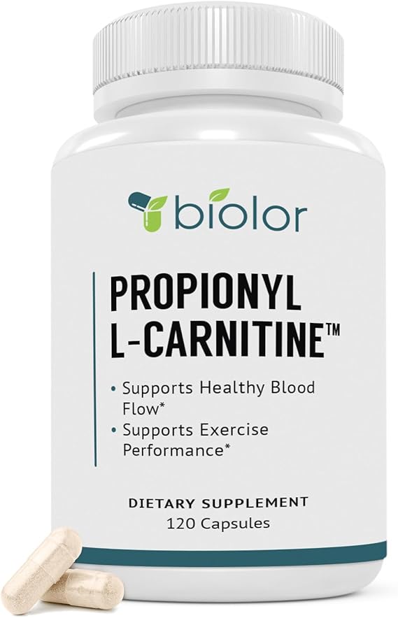 Biolor Propionyl-L-Carnitine (PLC) Blood Flow Support Supplement