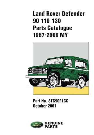 Land Rover Defender Parts Catalogue 90/110/130, 1987-2006