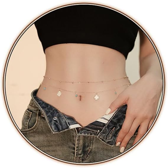 925 Sterling Silver Waist Chain for Women