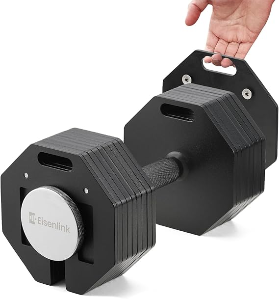 Eisenlink Adjustable Dumbbell 4-36kg Octagonal Dumbbell Set