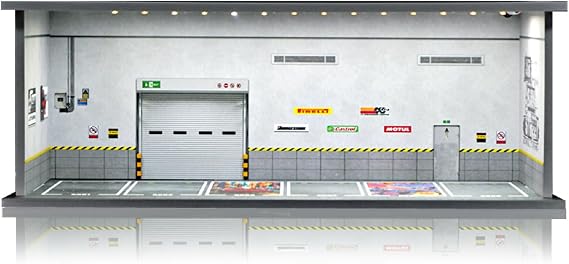 1/64 Scale Cars Display Case: Toy Car Parking Garage (Depot)