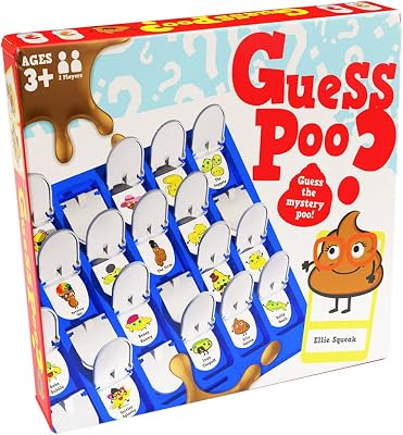 Boxer Gifts Guess Poo Board Game - Funny Poop Games For Kids Ages 6& Adults | Fun Gifts for Children On Birthdays, Christmas and Family Games Night