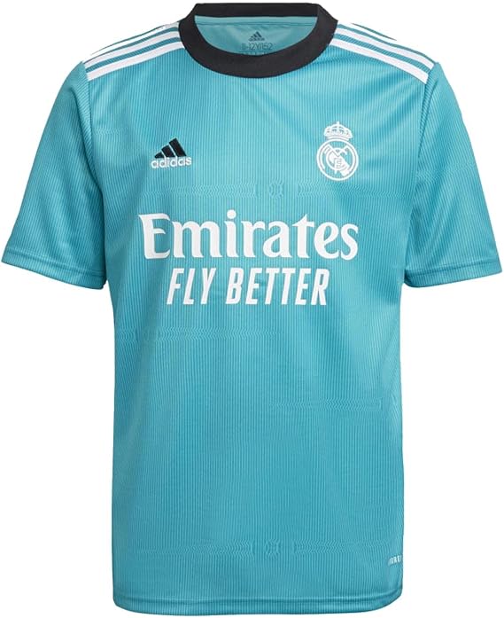 adidas Juniors' Real Madrid Third Soccer Jersey 21/22 (X-Small)
