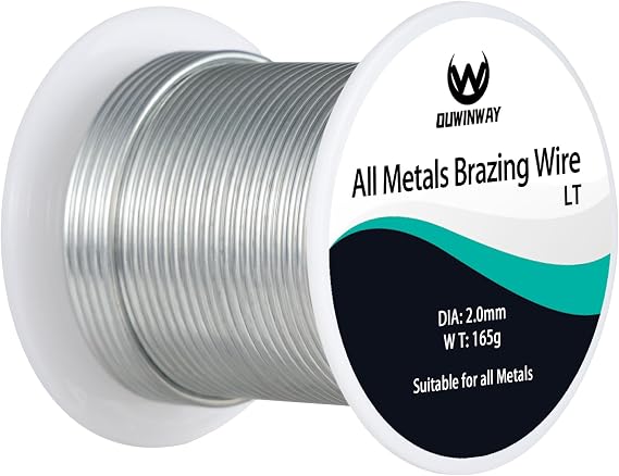 All Metal Brazing Wire,Flux Core All Metal Brazing Wire All Metal Repair,All Metal Welding Wire for Propane Torch