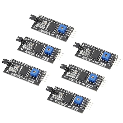 6PCS I2C IIC Serial Interface Adapter Plate for LCD Display 1602 and 2004