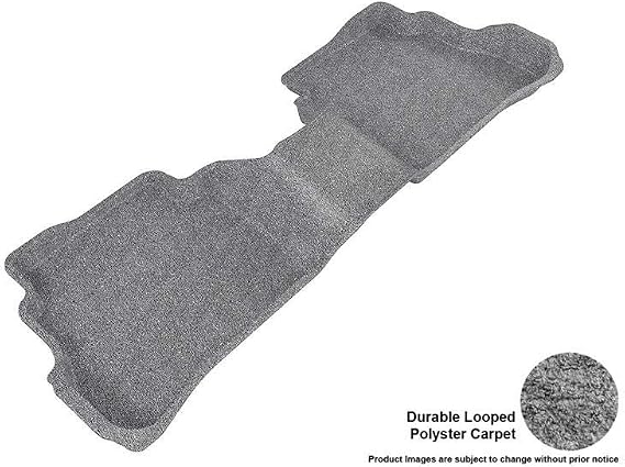 3D MAXpider Second Row Custom Fit Floor Mat for Select Mazda CX-5 Models - Classic Carpet (Gray)