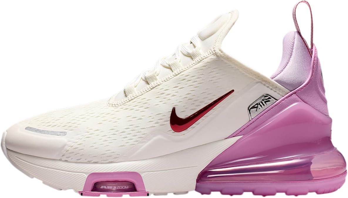Nike Air Max 270 Premium Women's Shoes (Sail/Light Magenta/Metallic Silver/Light Crimson)