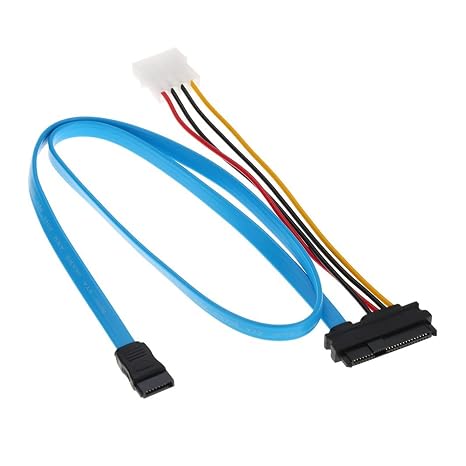 SAS Serial Attached SCSI SFF-8482 to SATA Cable HDD Hard Disk Drive Adapter Cord 70cm Connect SAS Controller to SATA Hard Drives