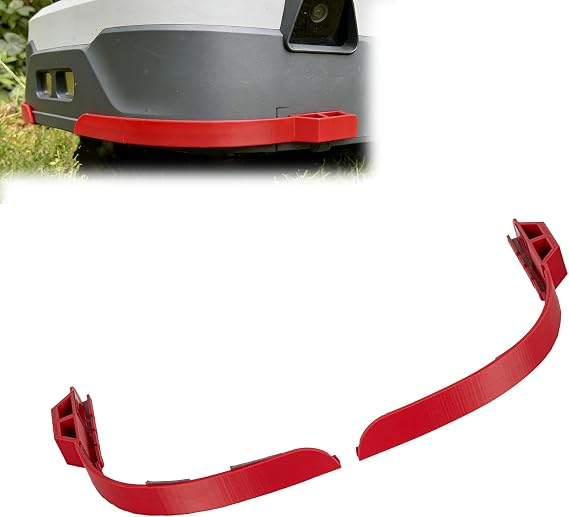 Robotic Mower Front Bumper Compatible with Anthbot Genie 1000/600/3000 Anti-Collision Protection Guard, Scratch-Resistant Impact Shield, Tool-Free Snap-On Installation